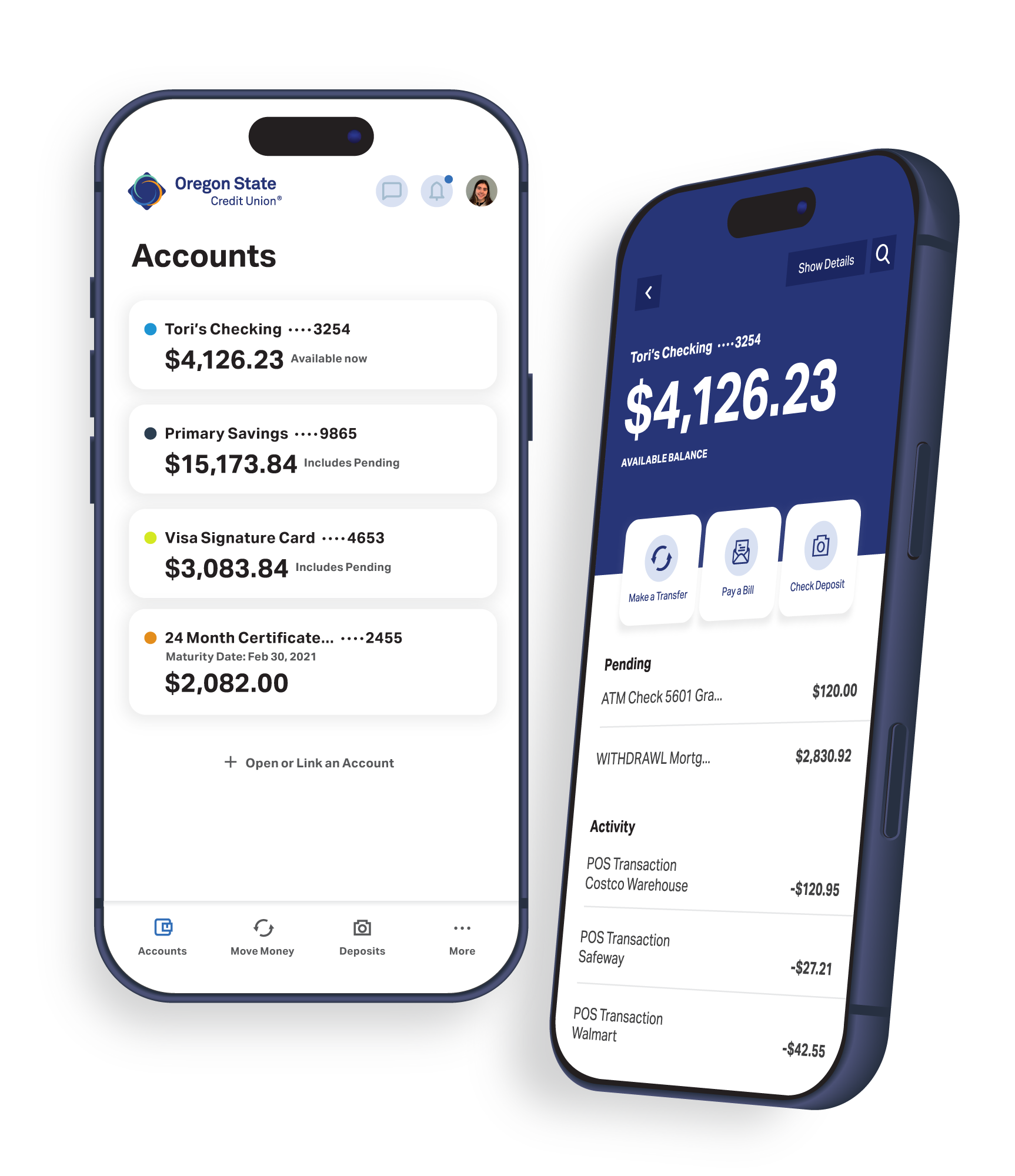 sample of new digital banking app